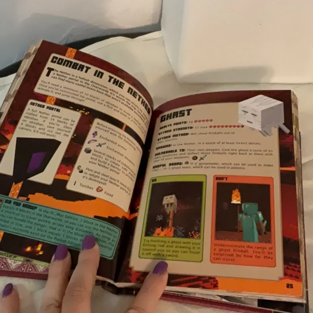 Sale! Minecraft Combat Handbook Hardcover Scholastic Official Mojang Book